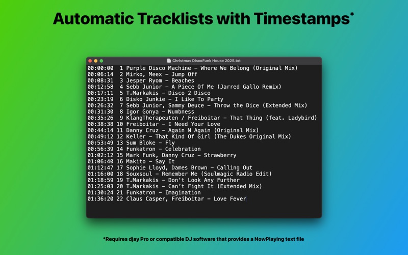 DJLogger screenshot