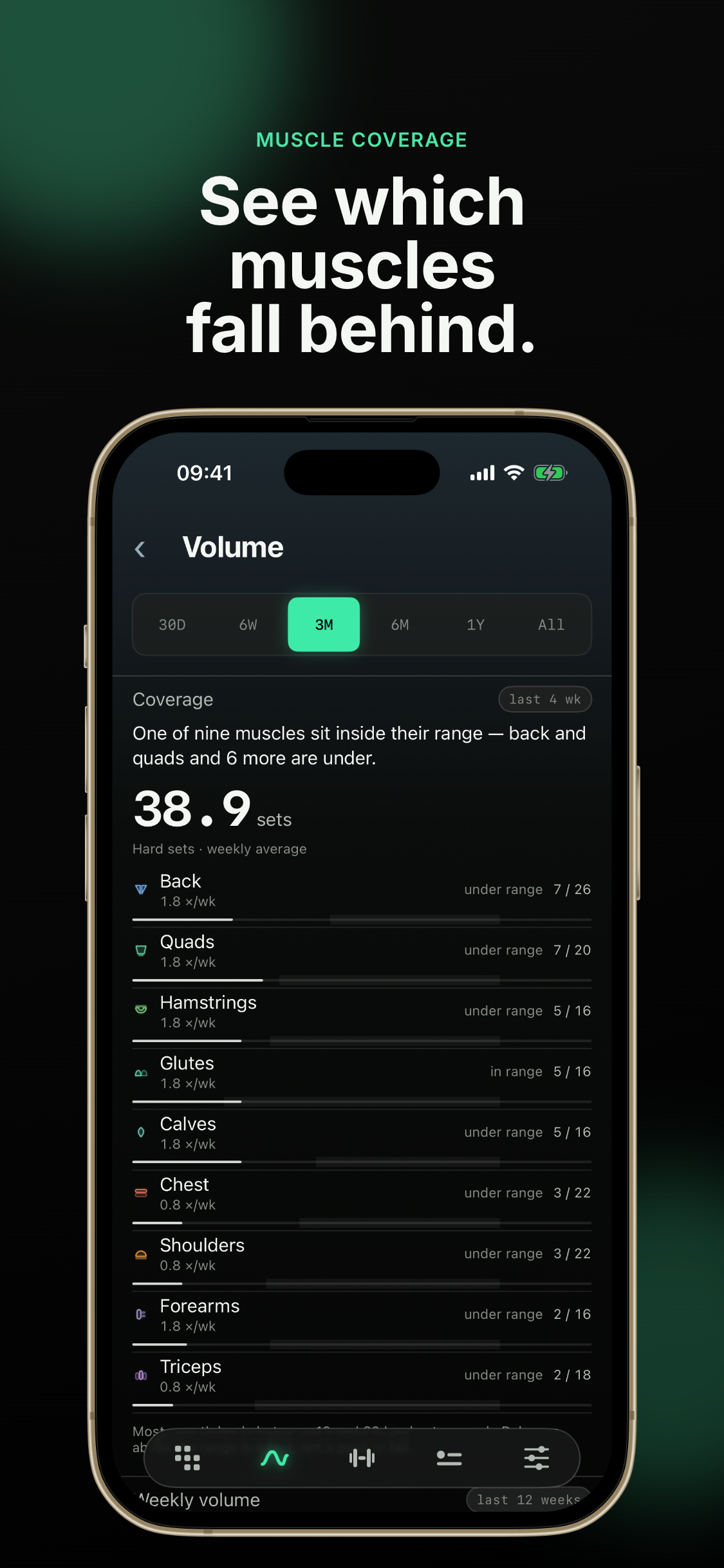 NotchLift - Simple Workout Log screenshot 6