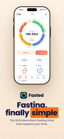 Fasted - Intermittent fasting iPhone screenshot