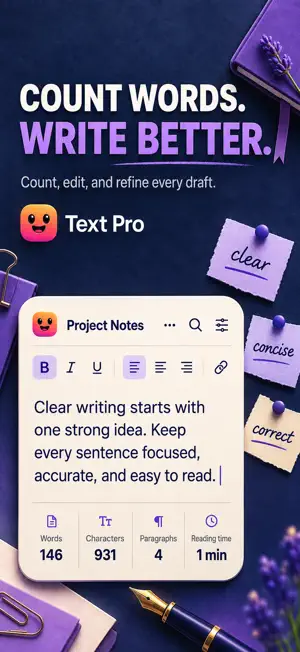 Text Pro: Word Counter screenshot 1