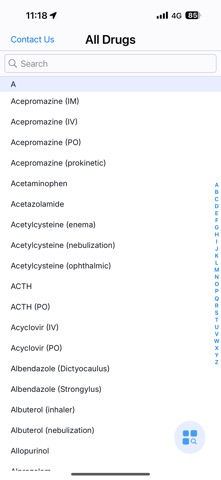 RRVP Equine Formulary Screenshot 1 of 7