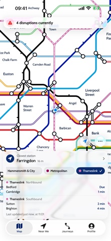 TubeTrack UK Screenshot 1 of 10