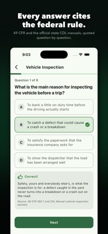 CDL & Driving Test Practice Screenshot 2 of 5