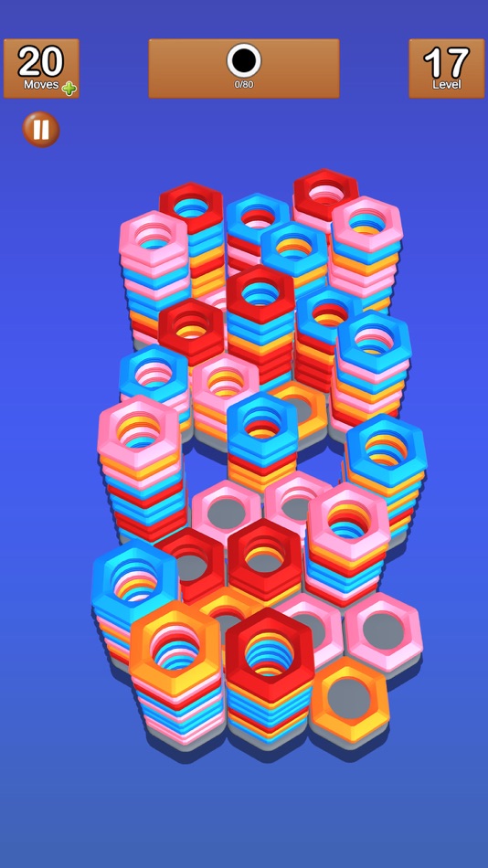 #2. Hexa Puzzle Stack : Tile Match (iOS) 由: Asad Ullah