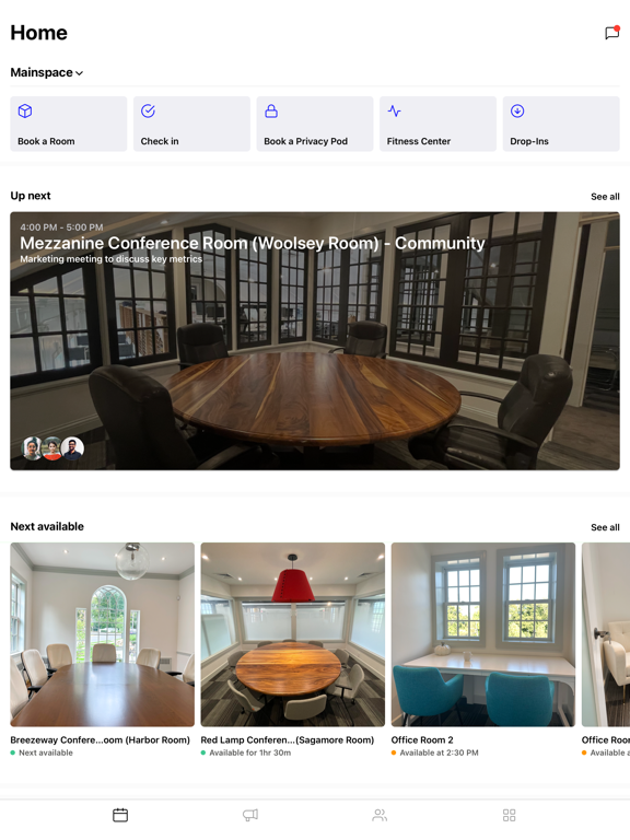 Mainspace iPad screenshot 2 - Productivity app