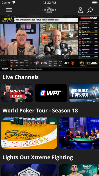 Lights Out Sports TV Screenshot