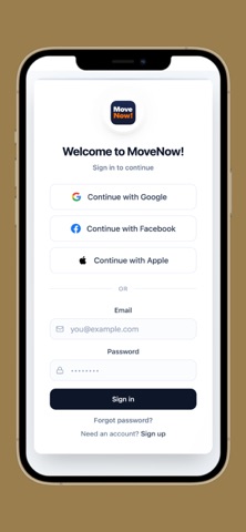 MoveNow: Go screenshot