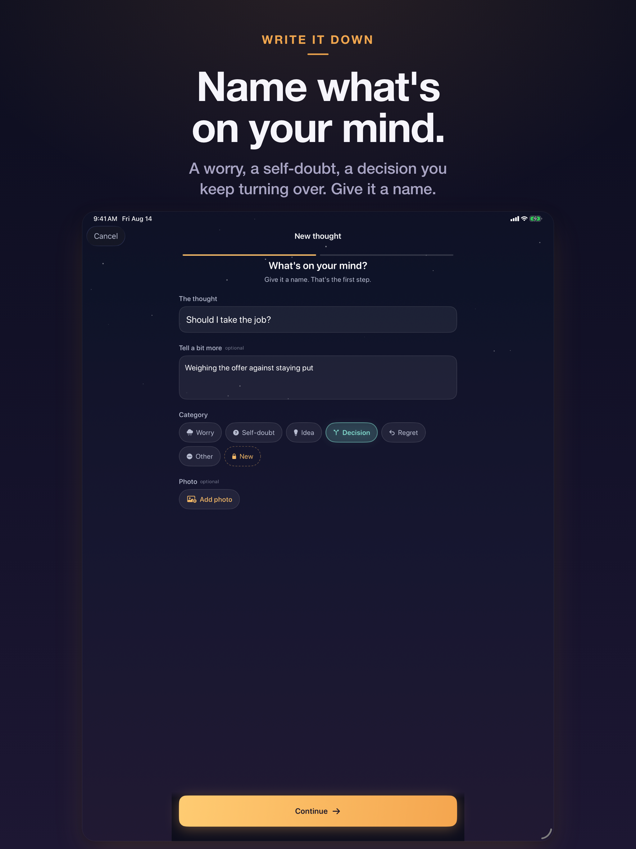 Off My Mind: Let Go Journal screenshot 5