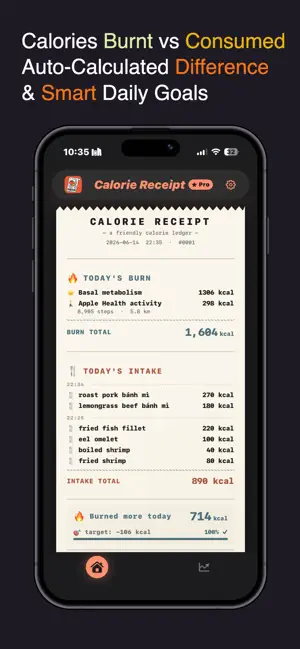 Calorie Receipt: AI Food Log screenshot 3