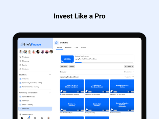 Briefs Finance iPad screenshot 1 - Finance app