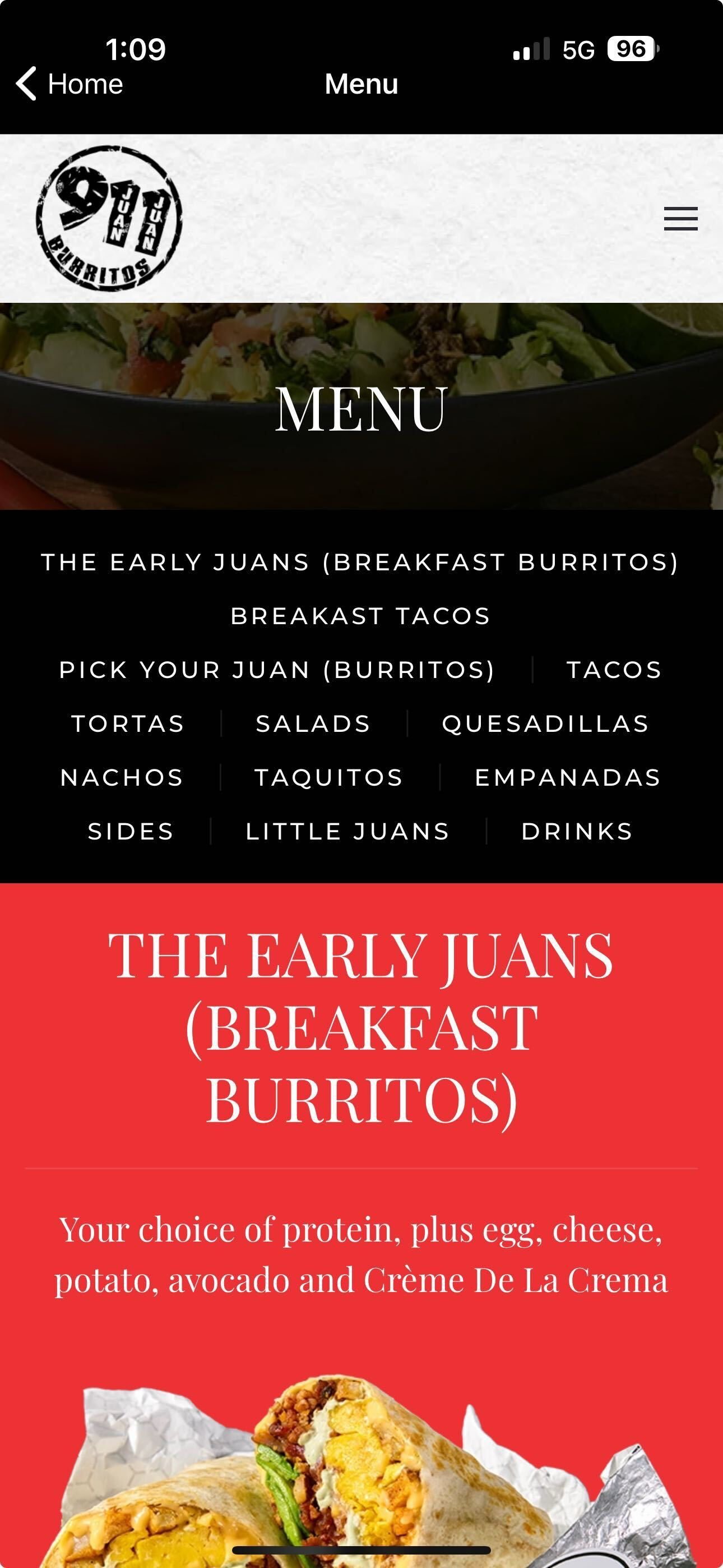 9 Juan Juan Burritos screenshot 4