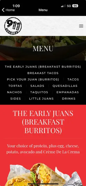 9 Juan Juan Burritos screenshot 4