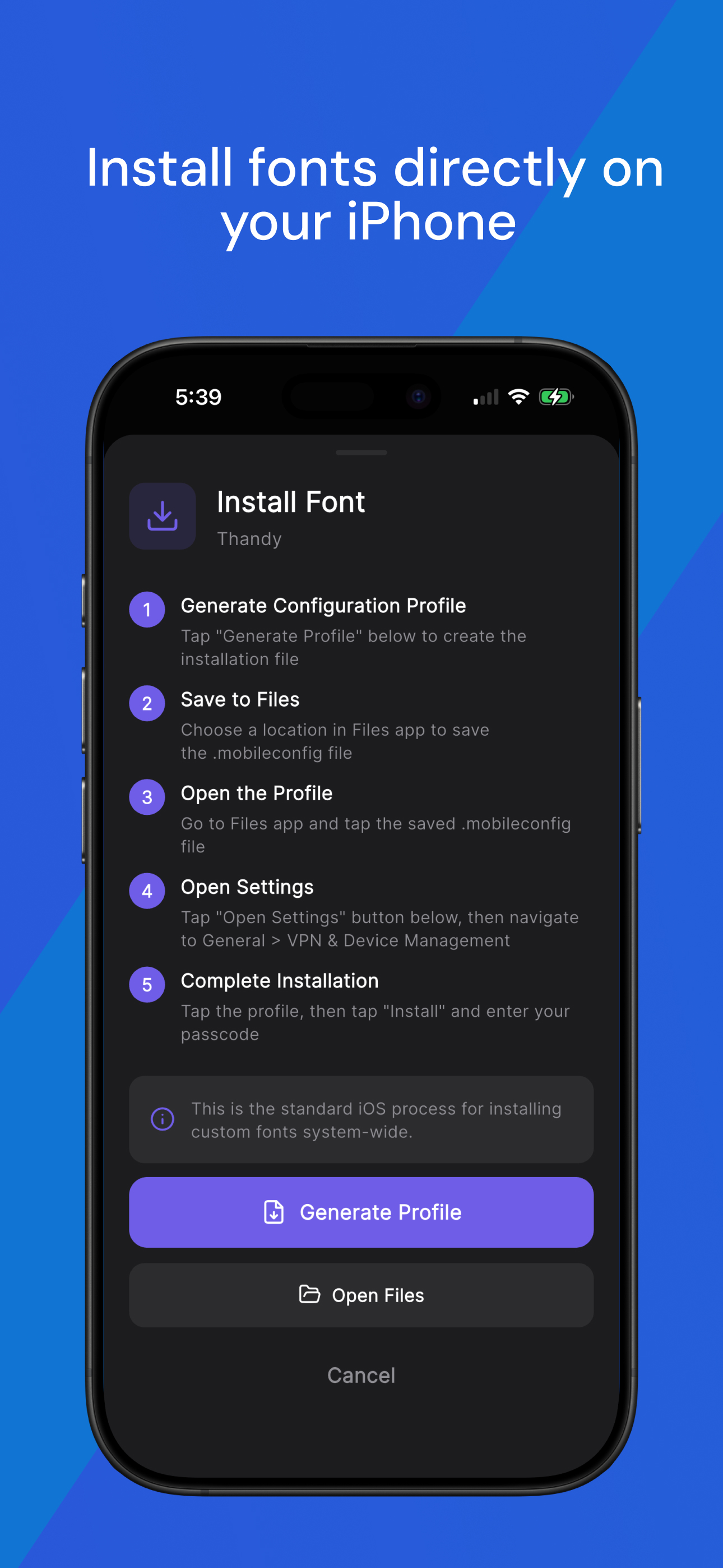 FontSwipe - Font Installer screenshot 4
