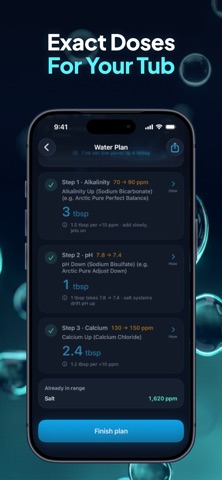 ManlySpa Water Test Assistant screenshot 2