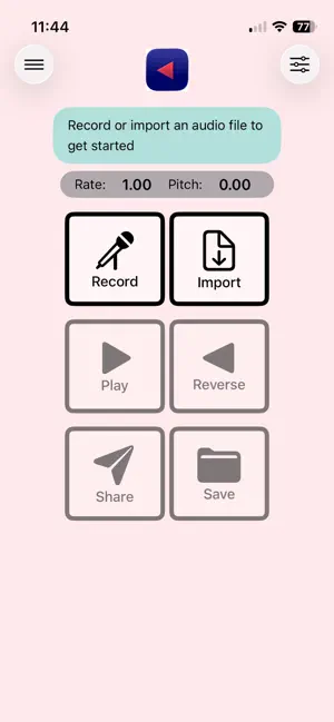 Reverso - Reverse Your Audio screenshot 1