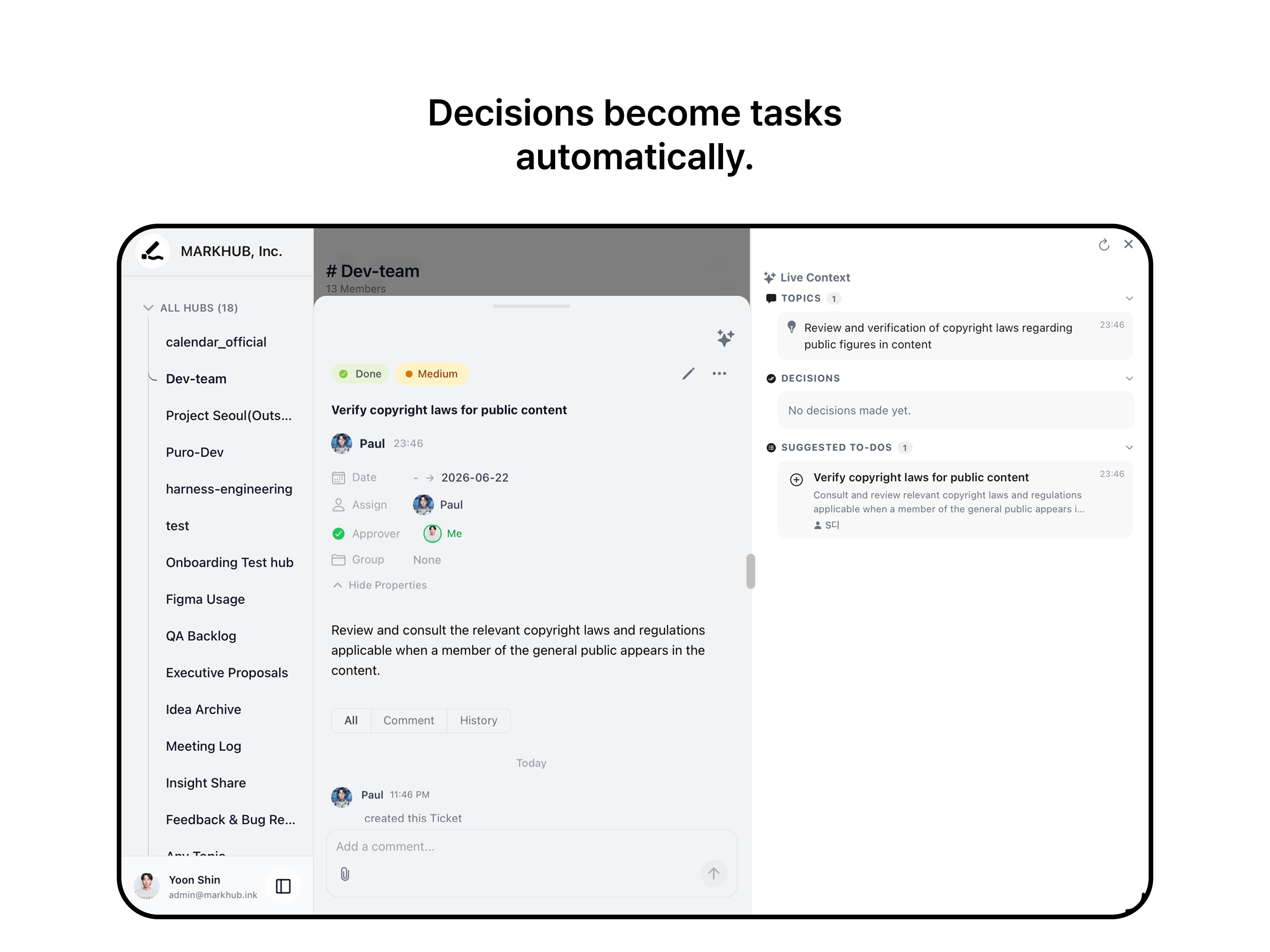 Markhub: AI Workspace screenshot 12