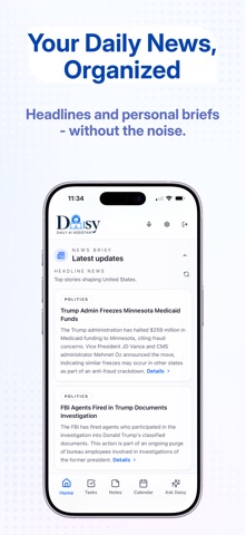 Daisy – Daily AI Assistant iPhone screenshot