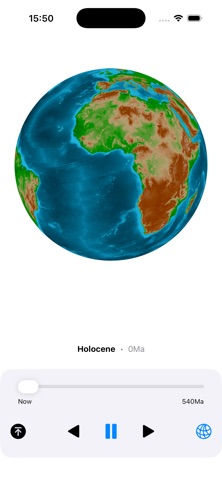 Deep Time Earth iPhone screenshot