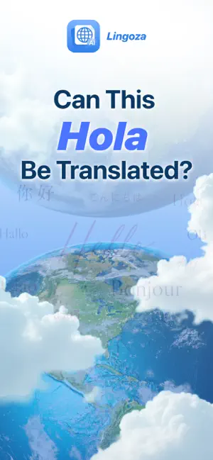 Lingoza: AI Live Translator Go screenshot 1