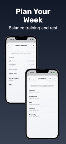 Peak: Gym Workout & Lift Log screenshot