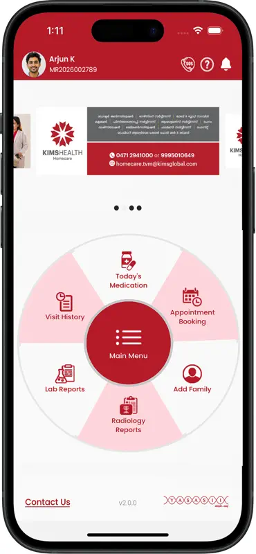 KIMSHealth Lite Patient App screenshot 2 of 9
