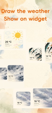 WeatherByYou: Draw the weather iPhone screenshot