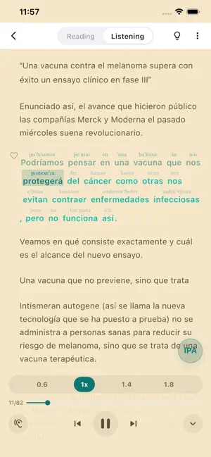 Spanish Reader screenshot 2