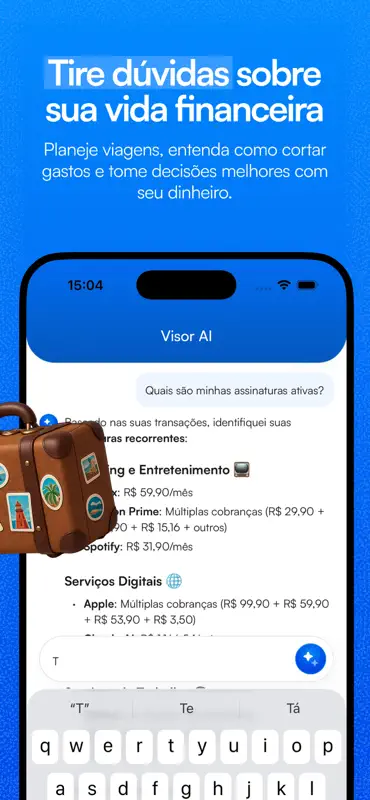 Visor: Finanças Pessoais e IA screenshot 6 of 6