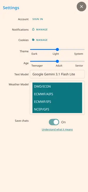 AI Weather (WITAL) screenshot 3