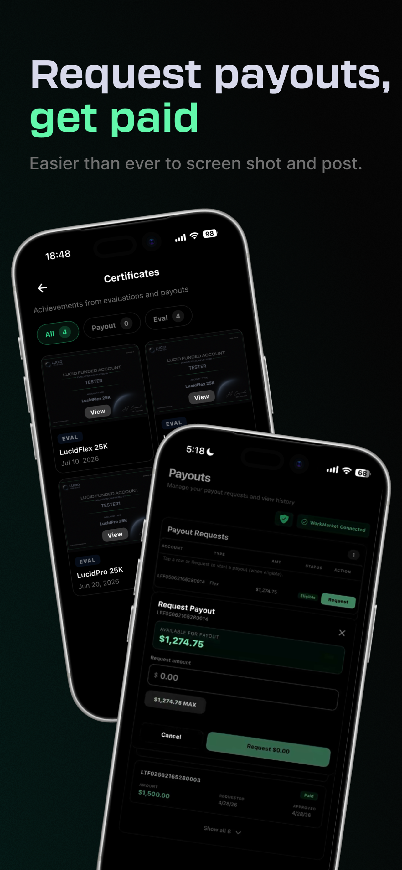 Lucid Trading App screenshot 6