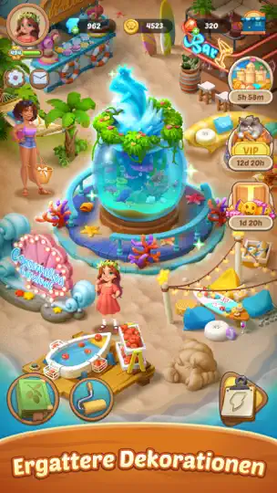 Screenshot von Seaside Escape®: Merge & Story auf dem iPhone 5