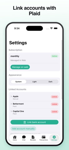 Cently: AI Finance Assistant iPhone screenshot