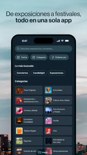 Captura de pantalla de Fever: Ocio Y Eventos en iPhone 3