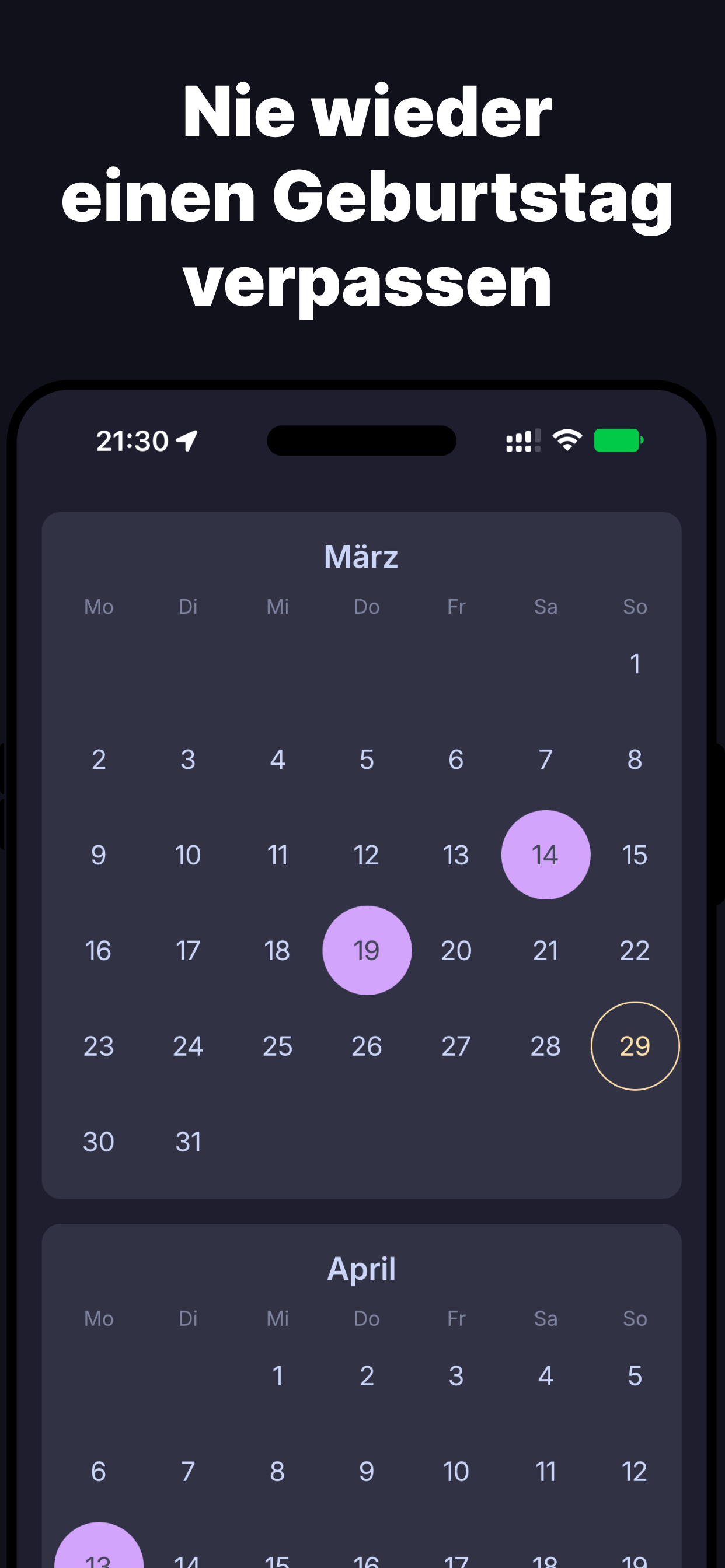 JubelGuru - Geburtstags App