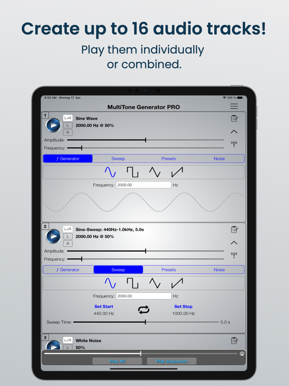 Screenshot #5 pour MultiTone Generator PRO