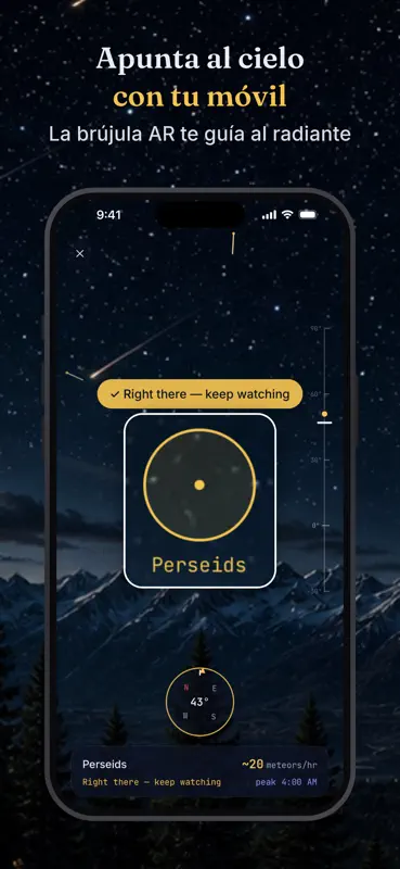 Chuva de Meteoros: Alertas screenshot 2 of 7