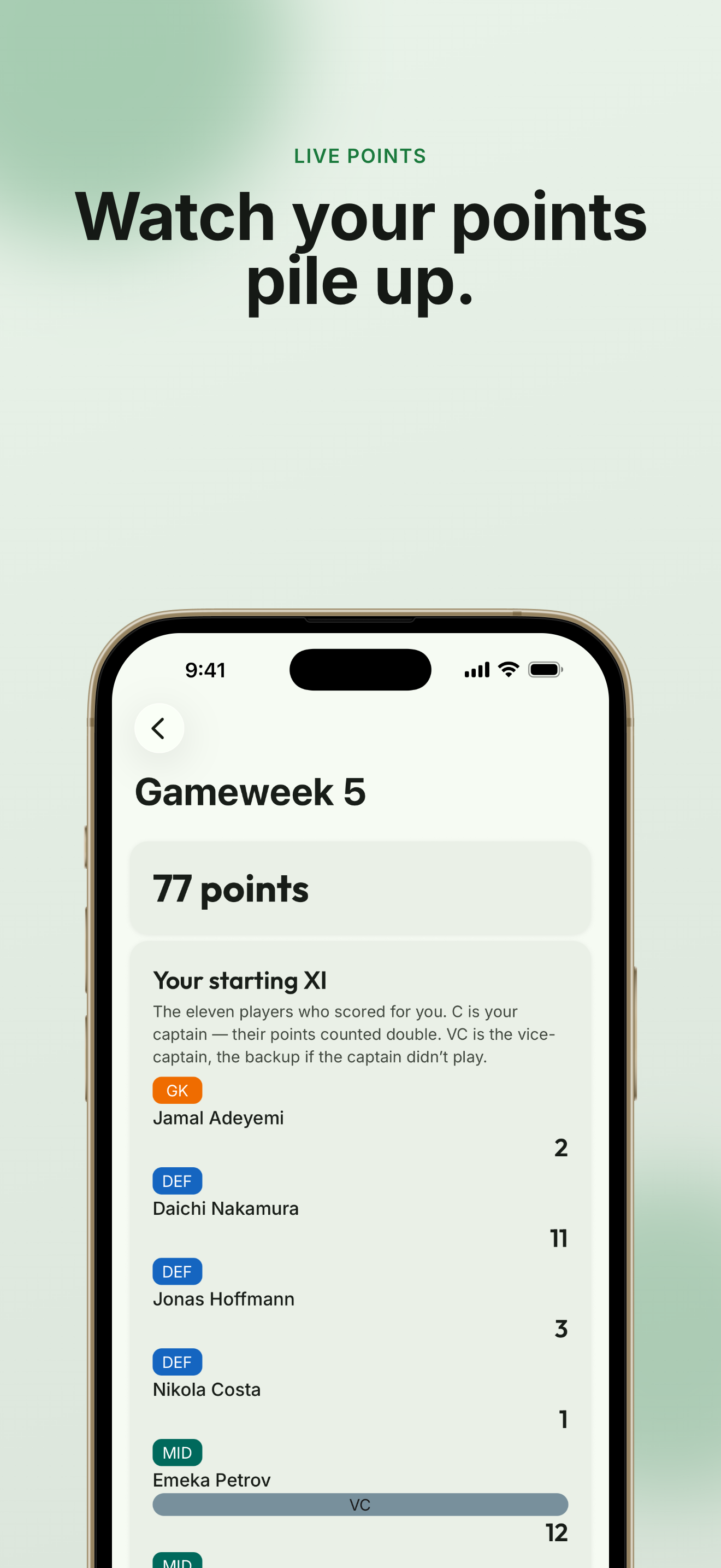 Squadra: Fantasy Soccer League screenshot 4