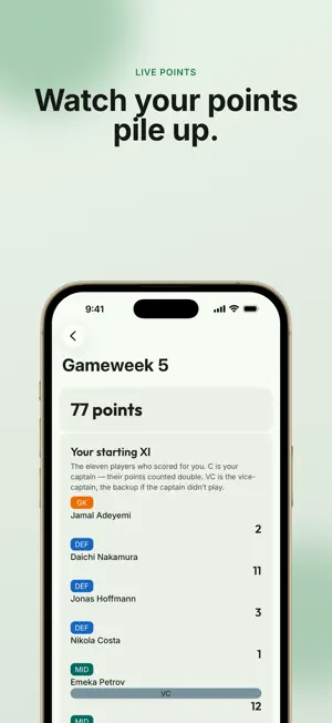 Squadra: Fantasy Soccer League screenshot 4