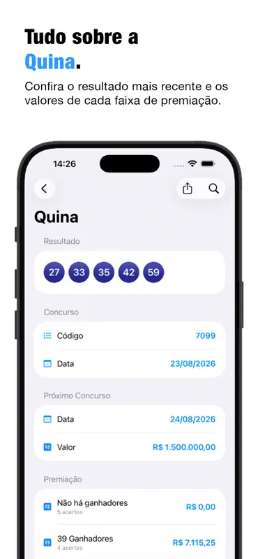 Loterias Brasil: Resultados screenshot 3 of 9