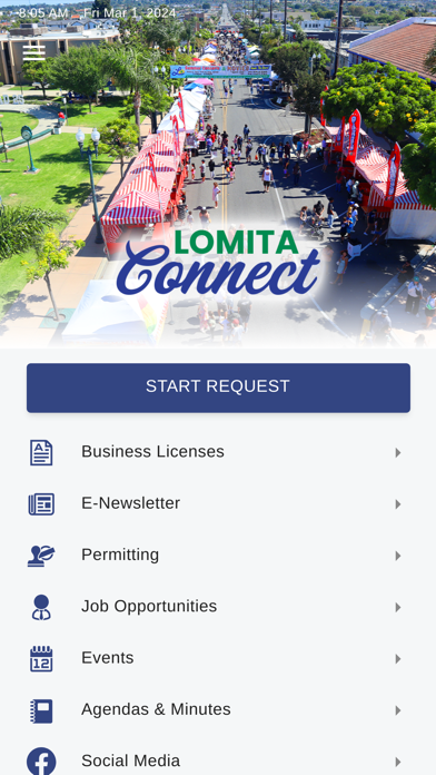 Lomita Connect app screenshot