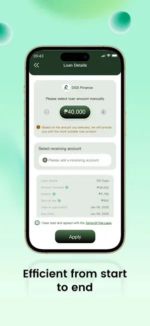 DGS Finance: credit view iPhone screenshot 2
