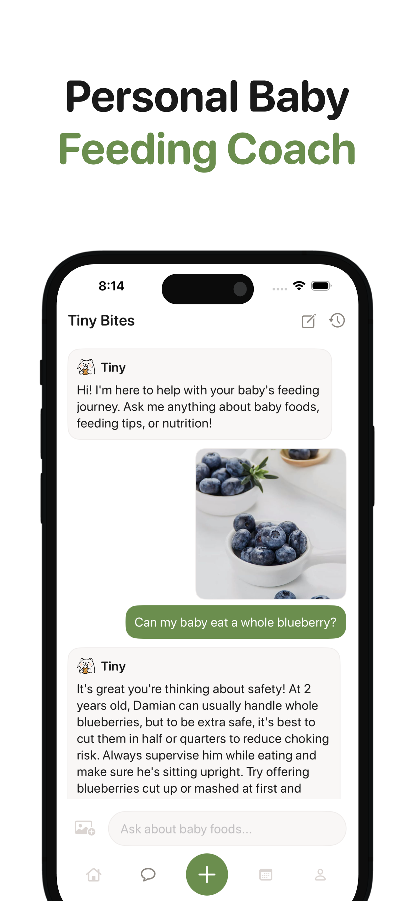 Tiny Bites: Baby First Foods