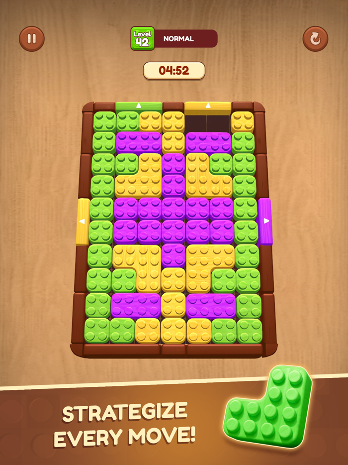 Slide Color Block 3D Puzzle