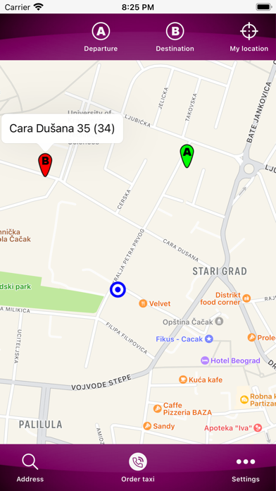 Premier Taxi Čačak Screenshot