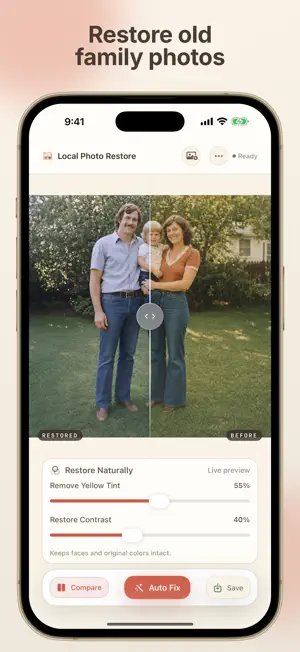 Restore Old Photos: AI Enhance screenshot 1
