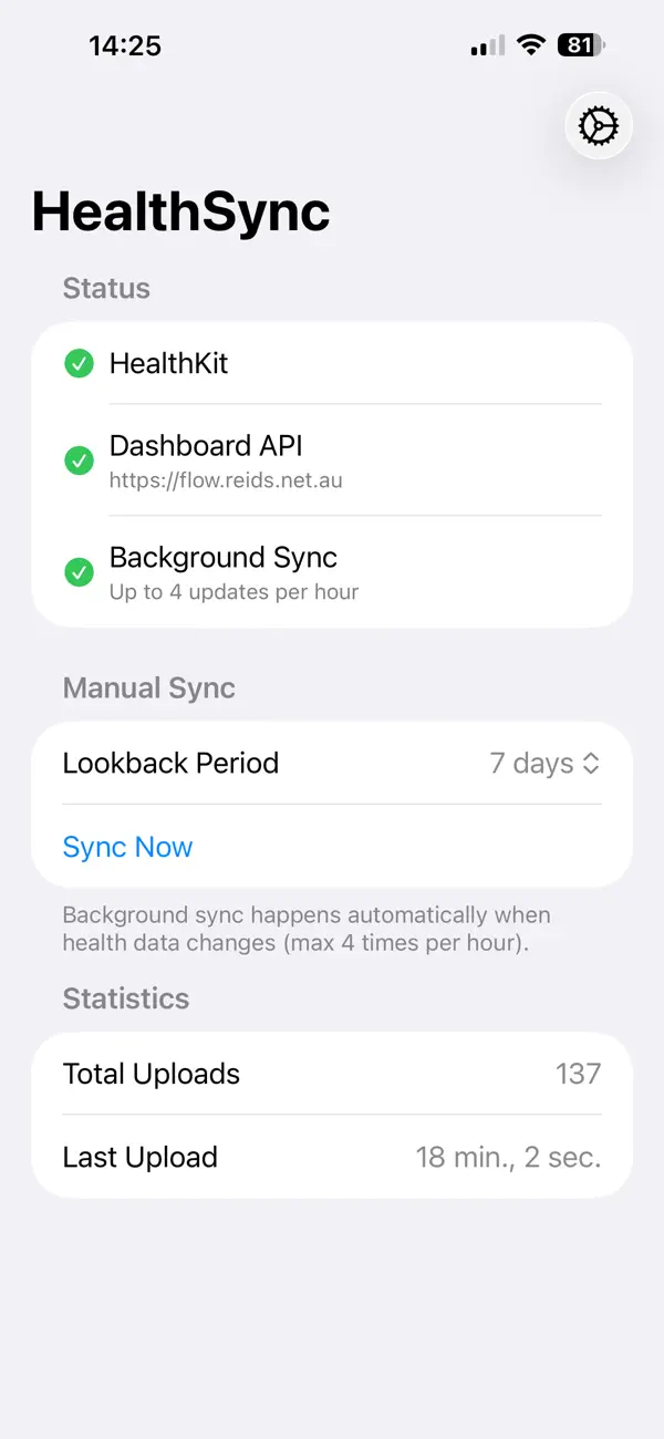 #1. HealthSync (iOS) Oleh: ANDREW ROBERT PETER REID