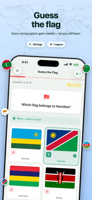 GeoQuiz: Maps, Flags, Capitals screenshot 3