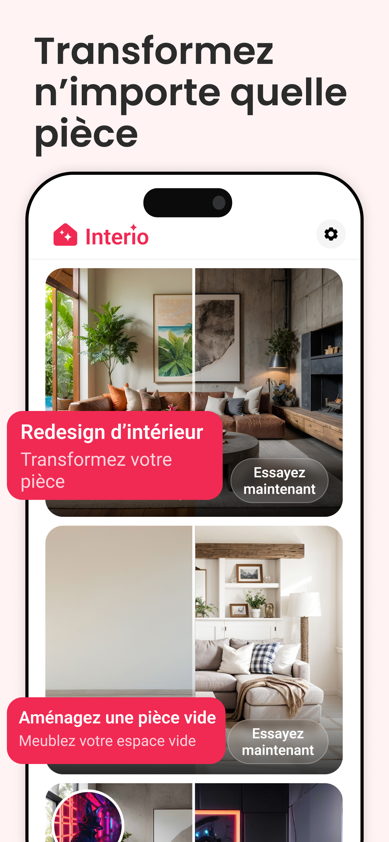 Design Intérieur IA - Interio