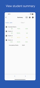 Rubric Scorer (cloud) screenshot