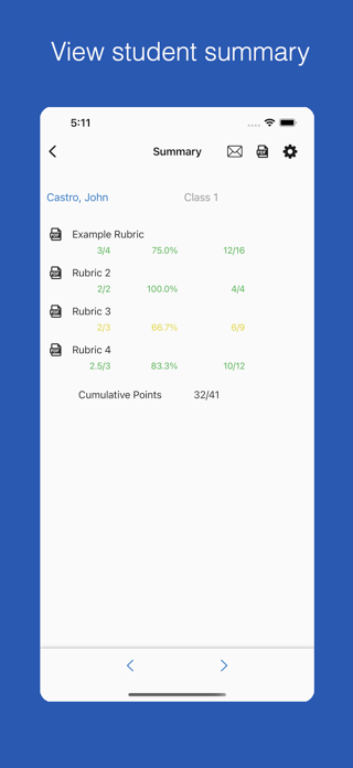 Rubric Scorer (cloud) Screenshot 6 of 6